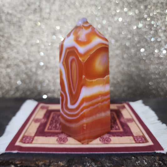 Carnelian Agate Tower - MagicBox Crystals