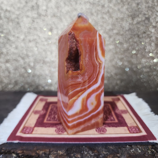 Carnelian Agate Tower - MagicBox Crystals