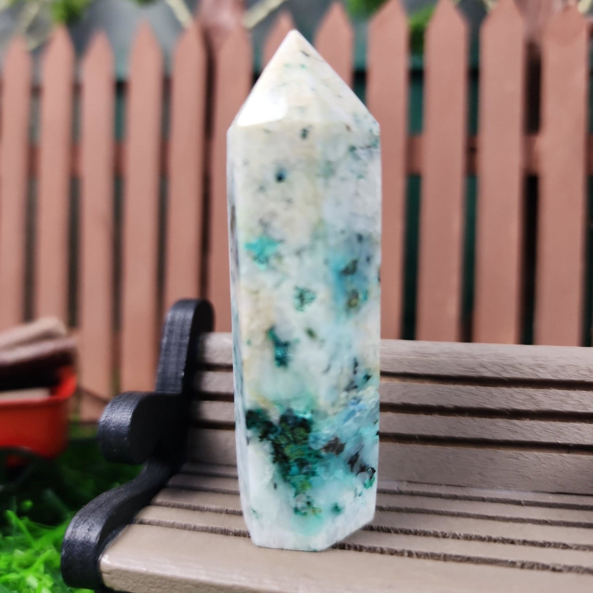 Chrysocolla Tower - MagicBox Crystals