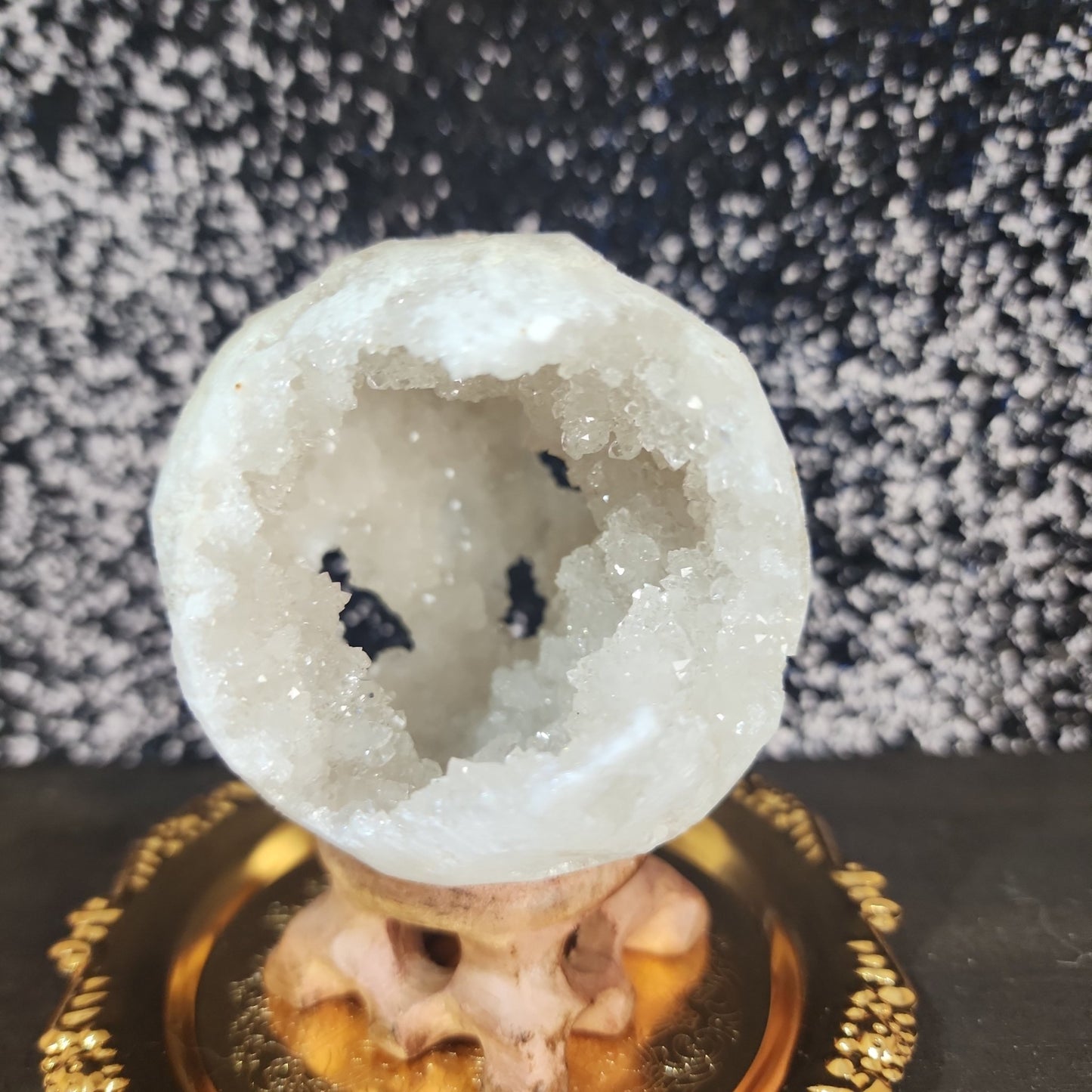 Clear Quartz Druzy Sphere