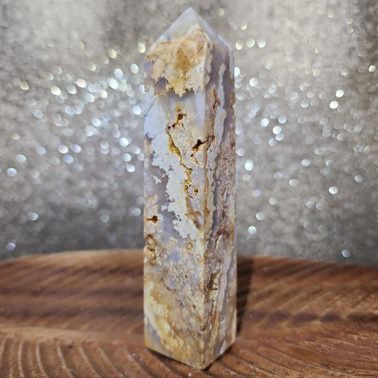 Crazy Lace Agate Tower - MagicBox Crystals