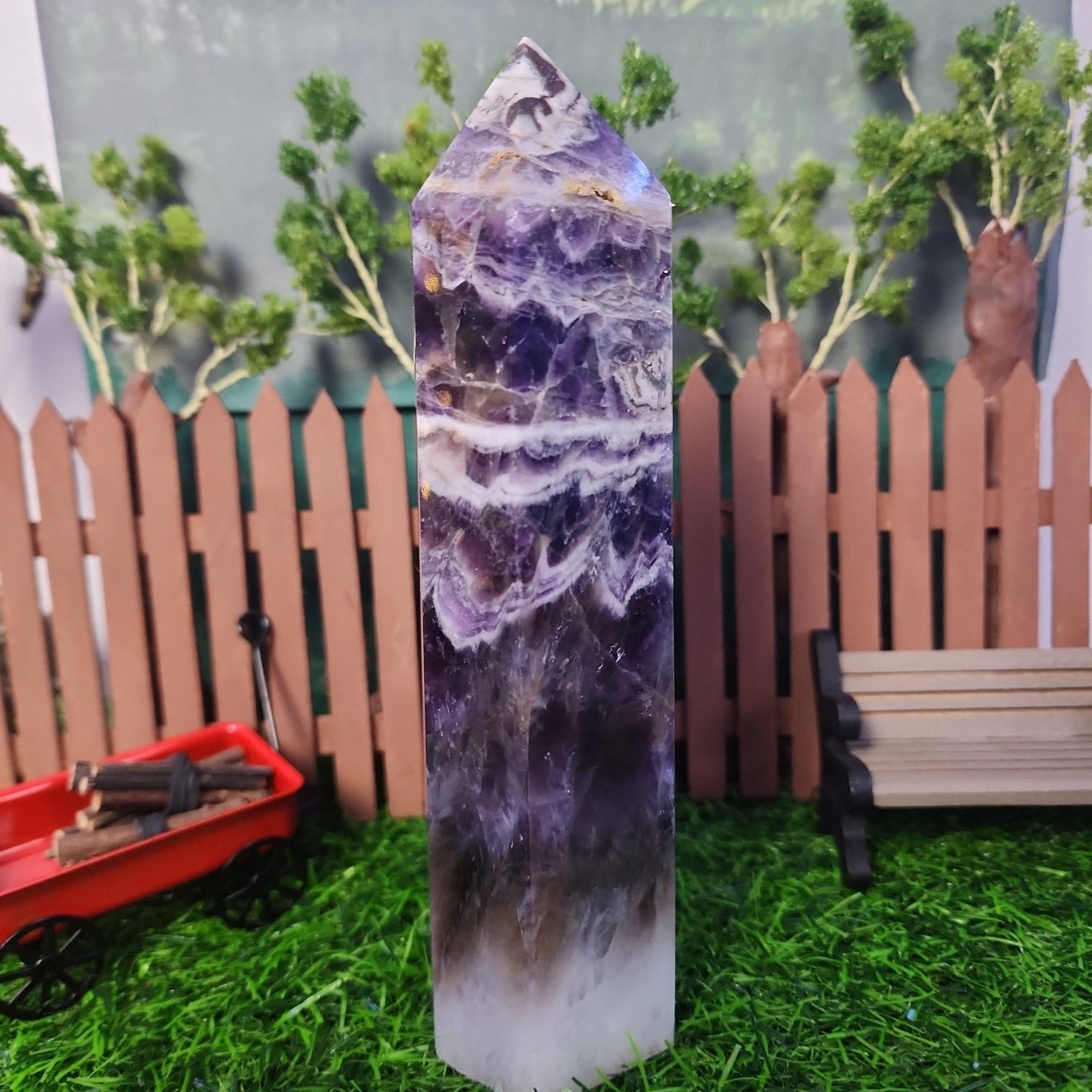 Dark Amethyst Tower - MagicBox Crystals