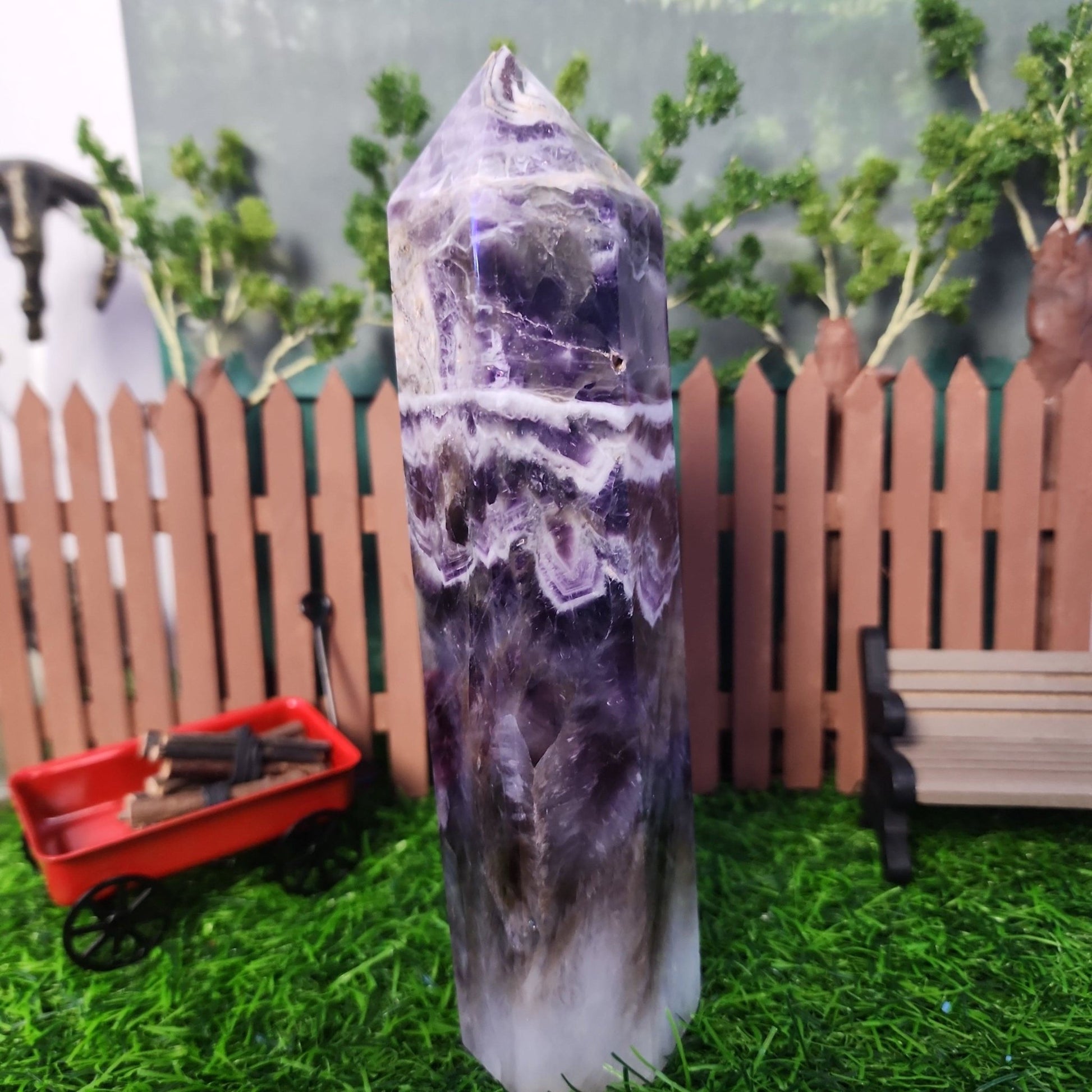 Dark Amethyst Tower - MagicBox Crystals