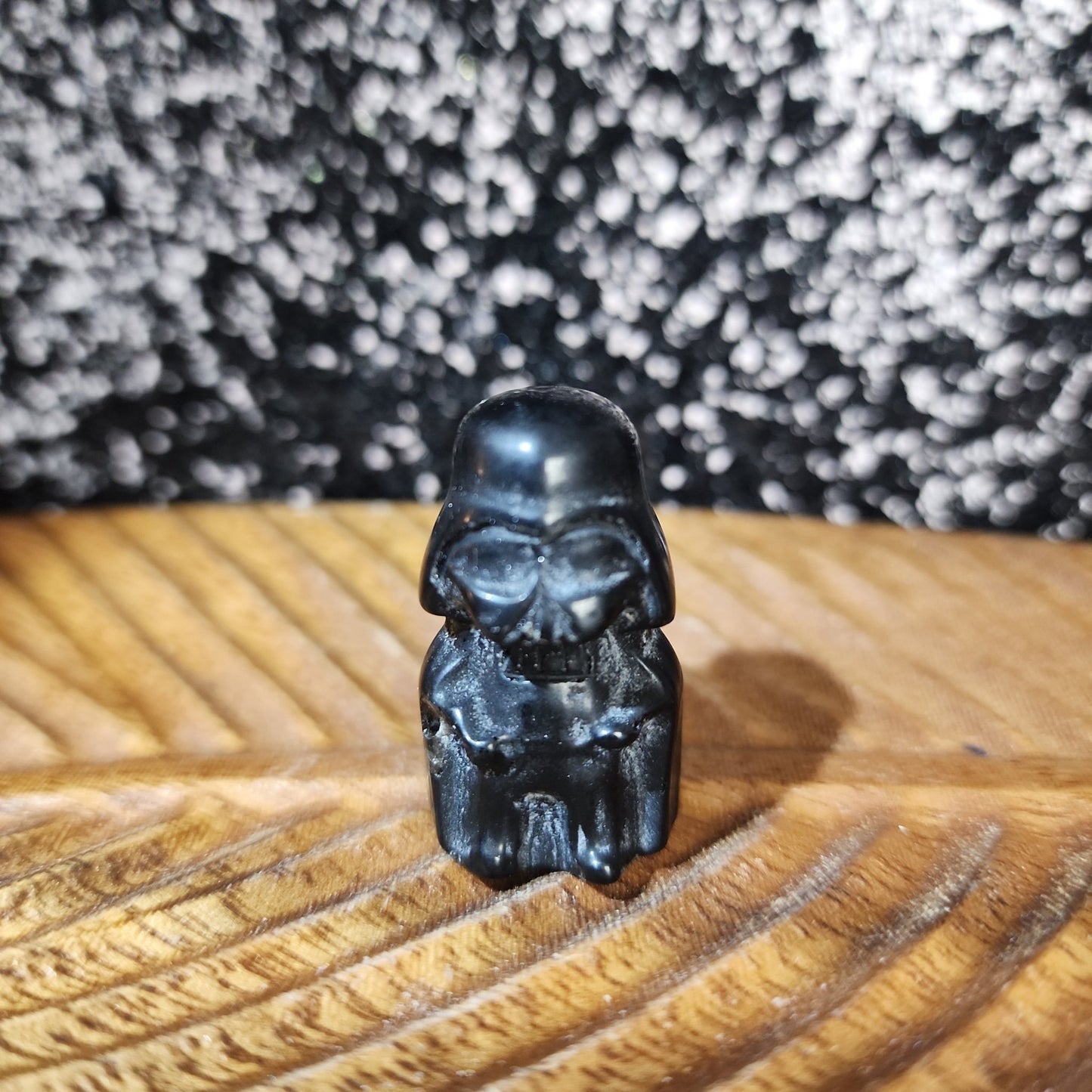 Darth Vader Black Obsidian Carving - MagicBox Crystals