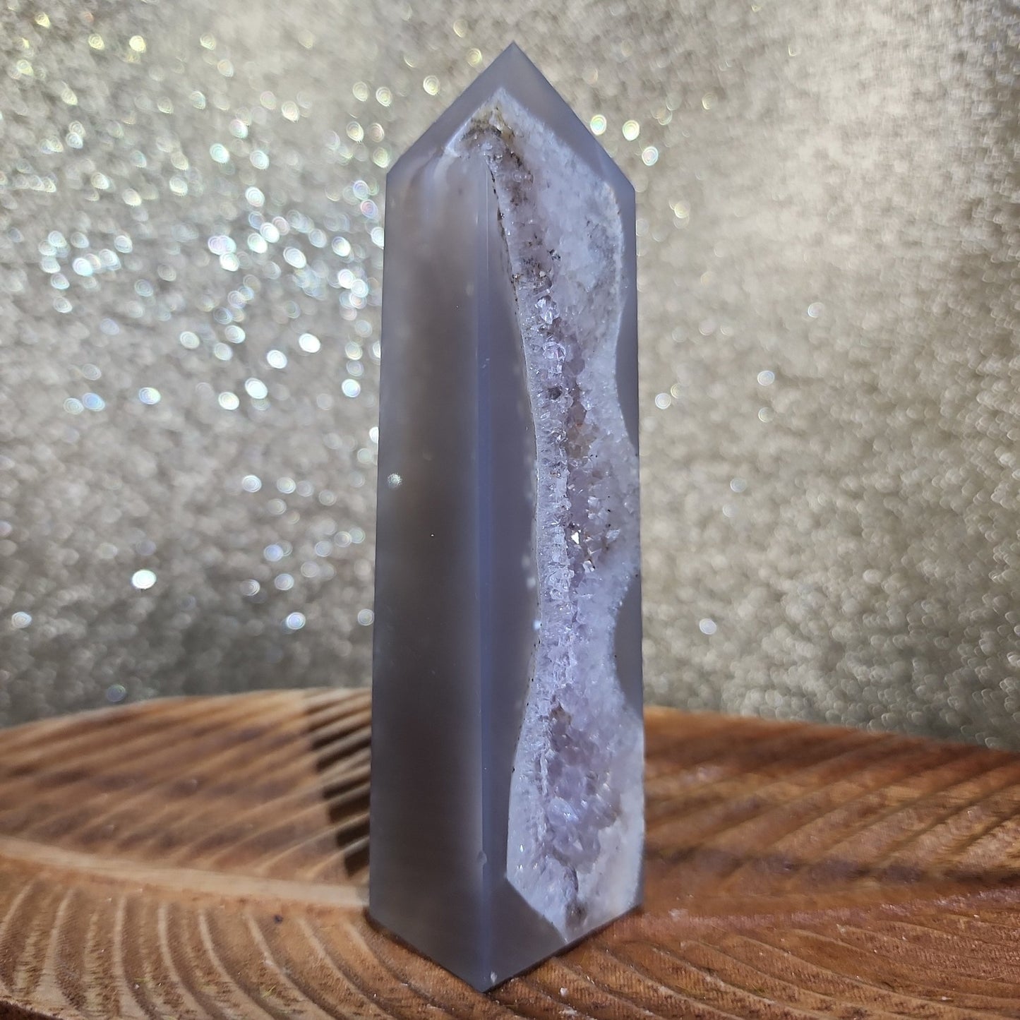 Druzy Agate Tower - MagicBox Crystals