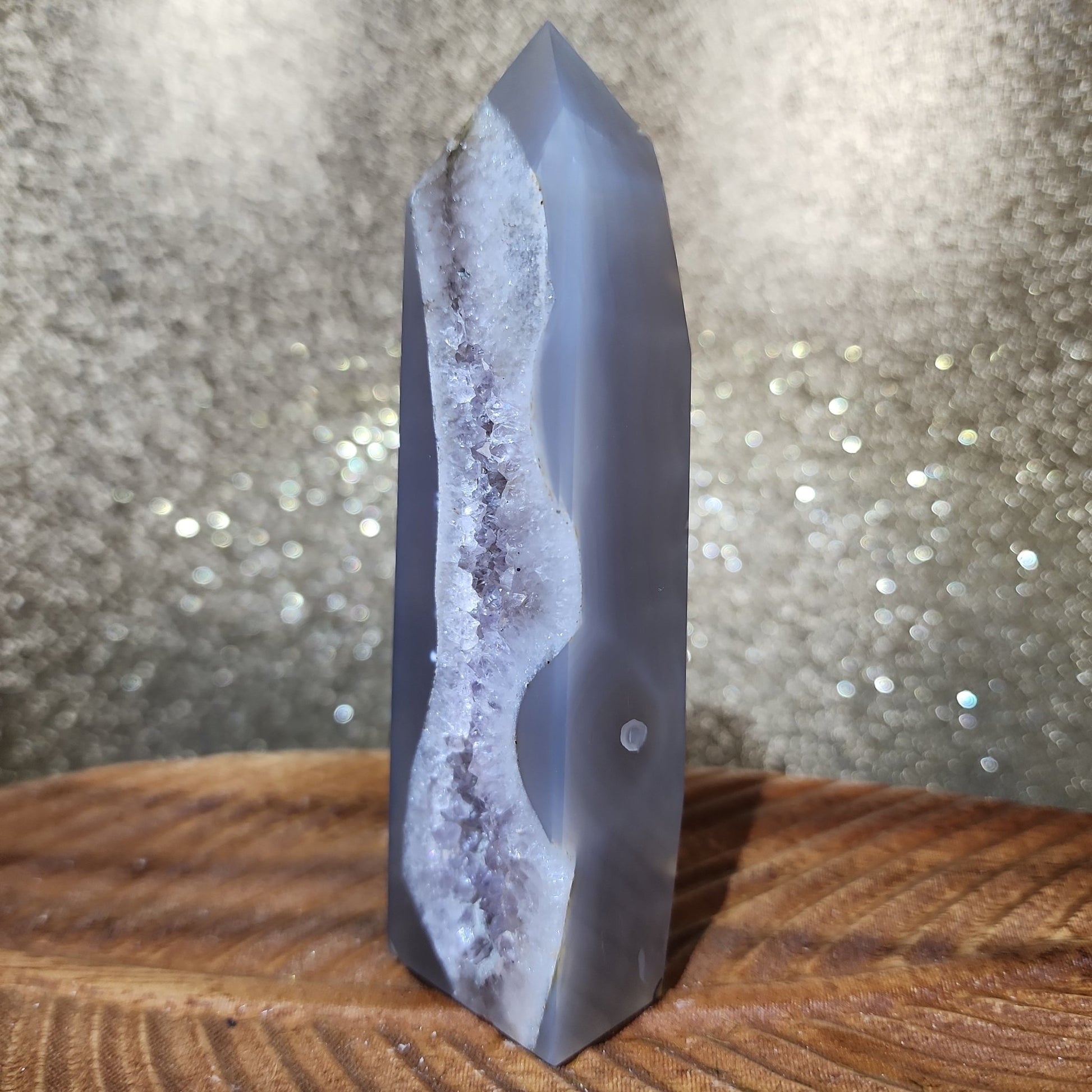 Druzy Agate Tower - MagicBox Crystals