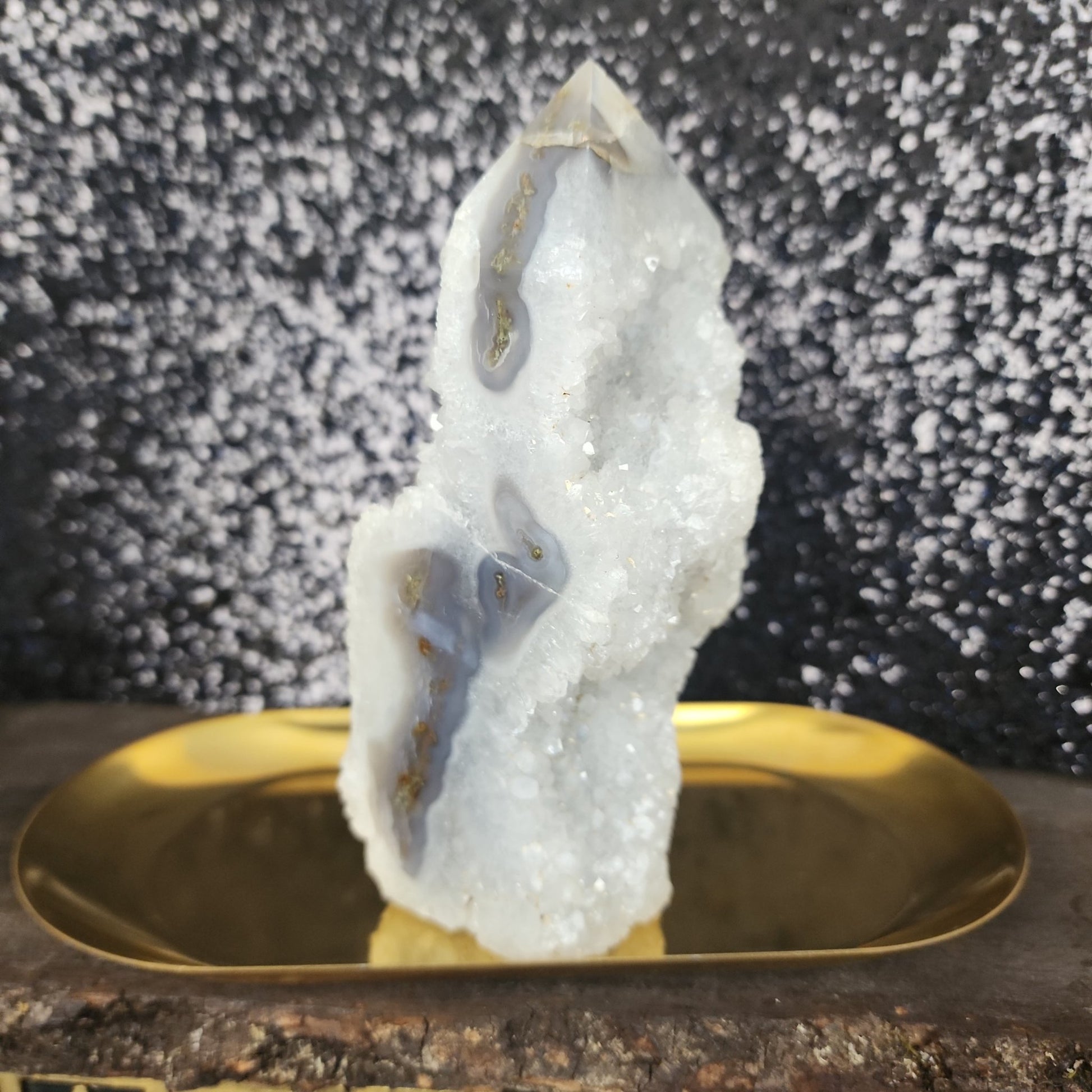 Druzy Agate Tower - MagicBox Crystals