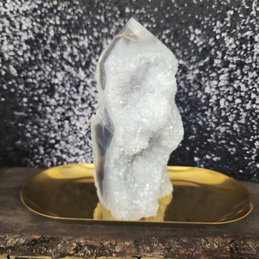 Druzy Agate Tower - MagicBox Crystals