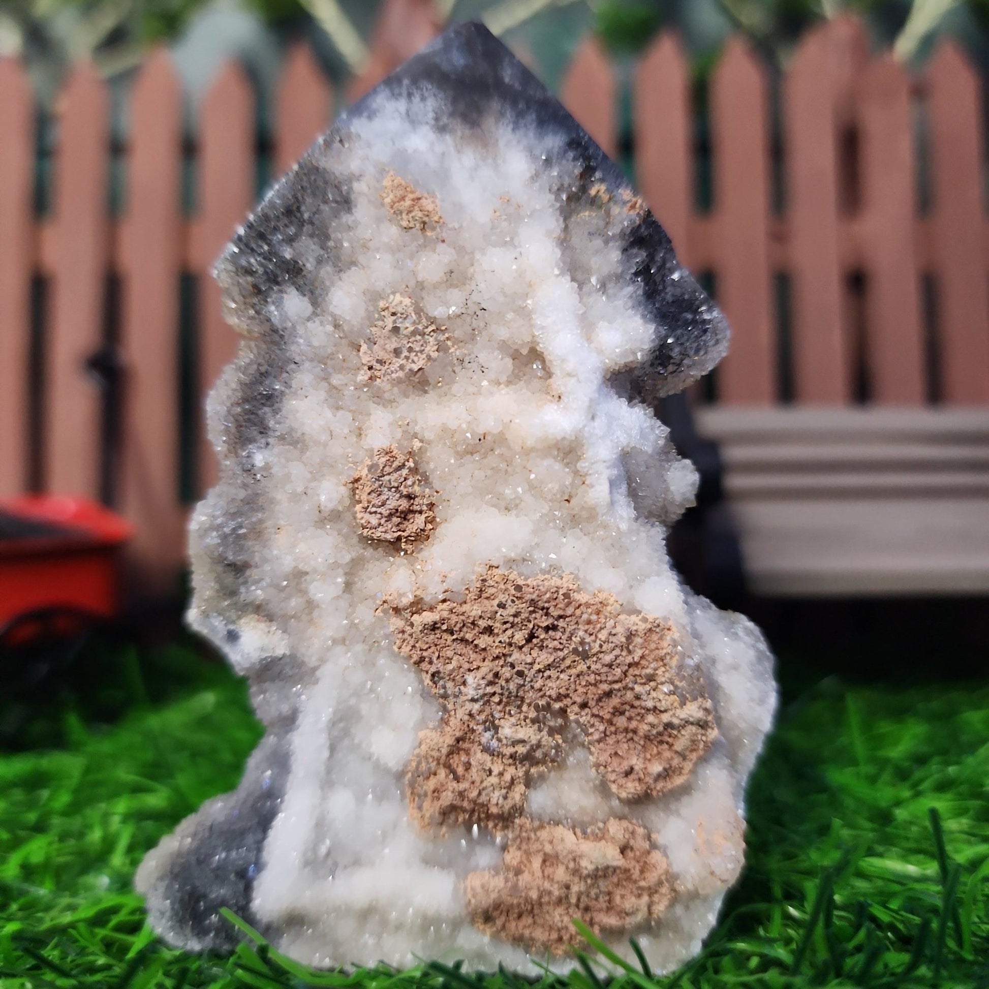 Druzy Sphalerite Tower - MagicBox Crystals
