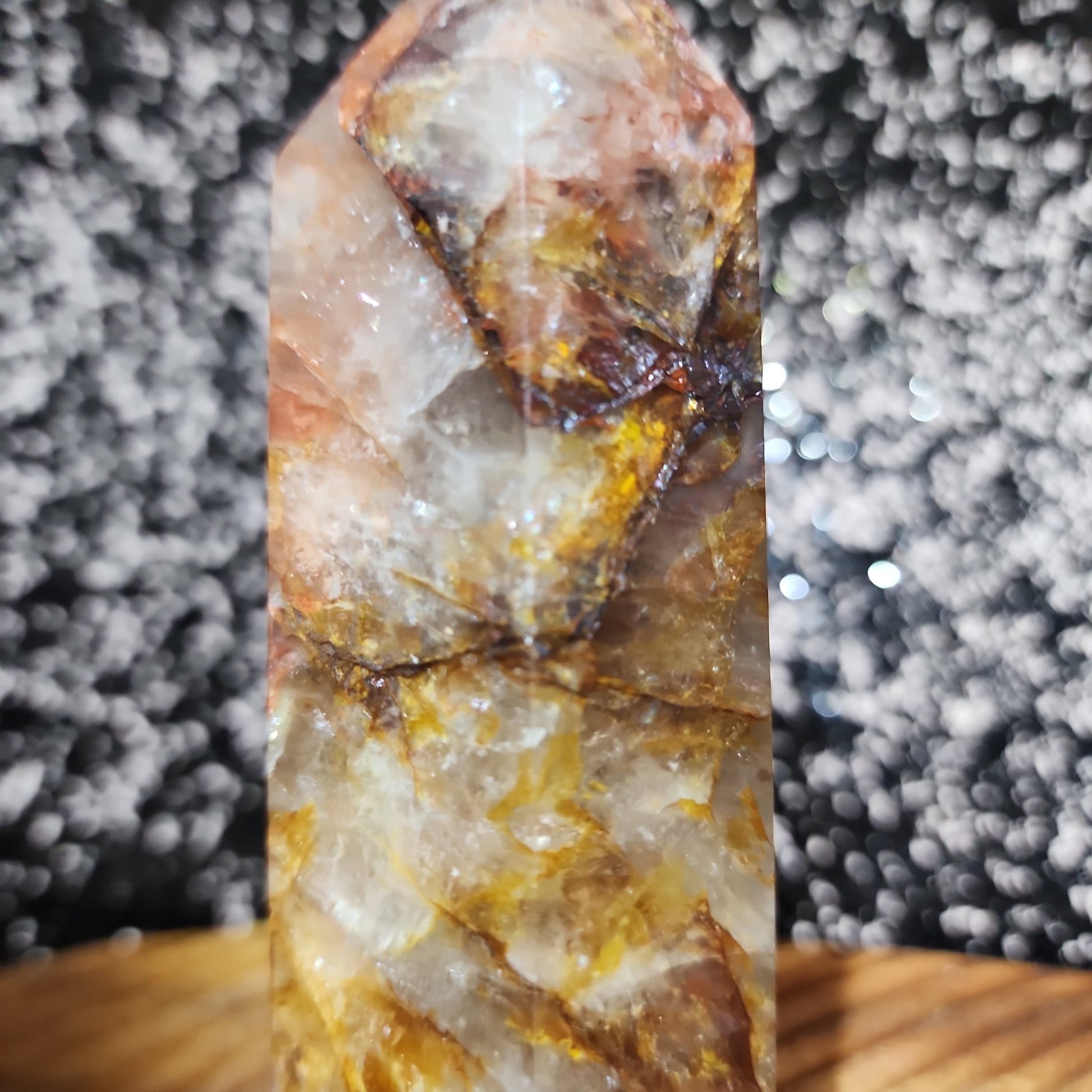 Ferruginous Quartz Tower - MagicBox Crystals