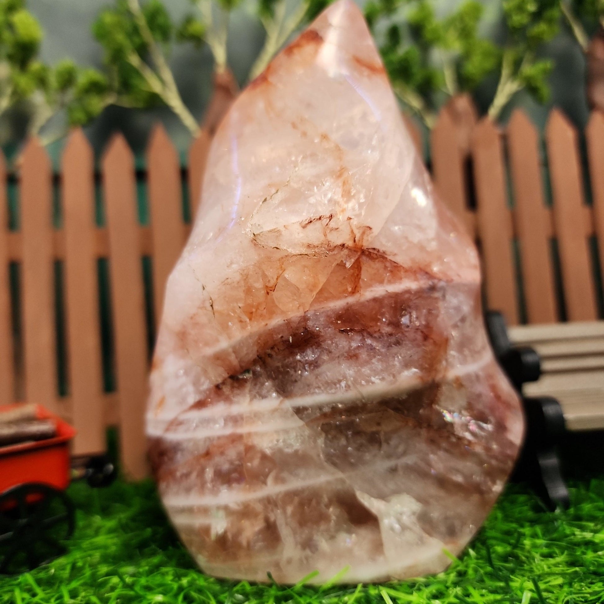 Fire Quartz Flame - MagicBox Crystals