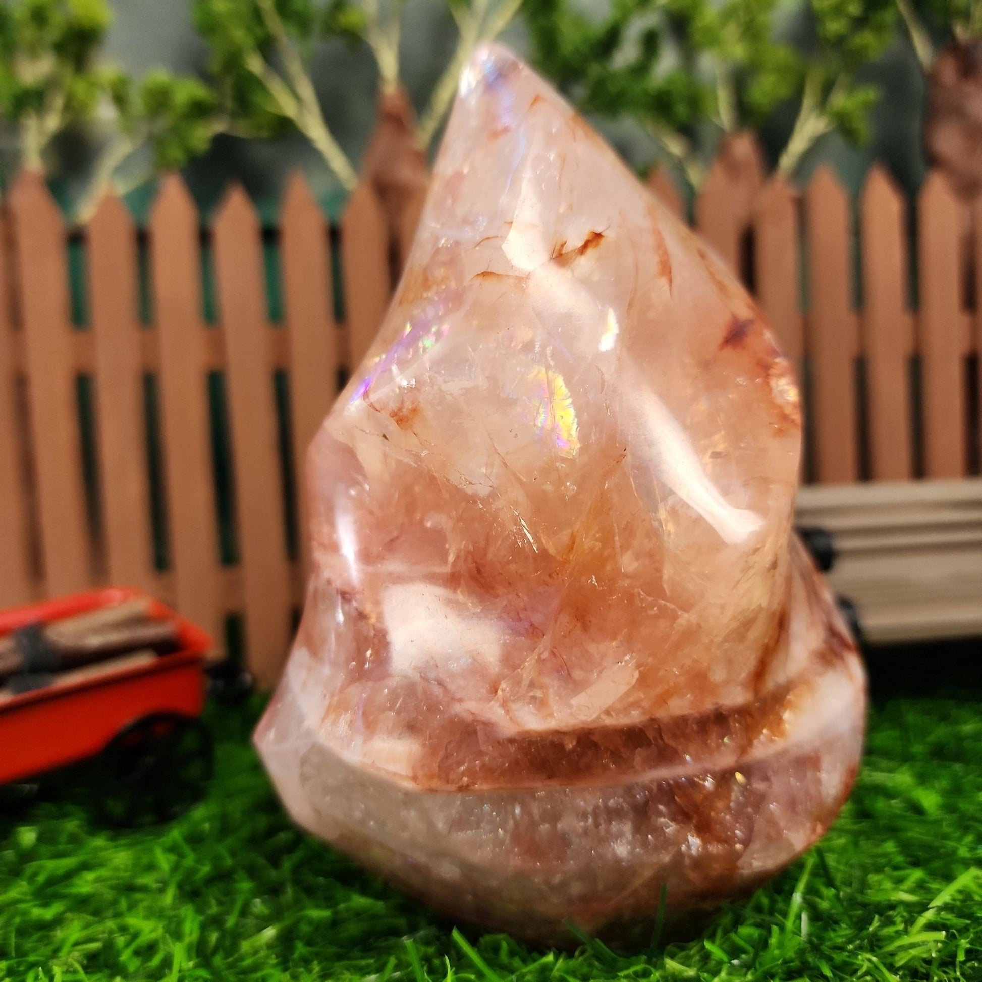 Fire Quartz Flame - MagicBox Crystals