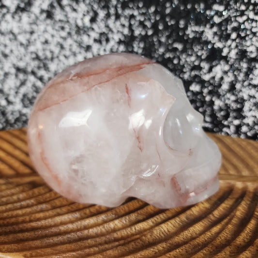 Fire Quartz Skull - MagicBox Crystals