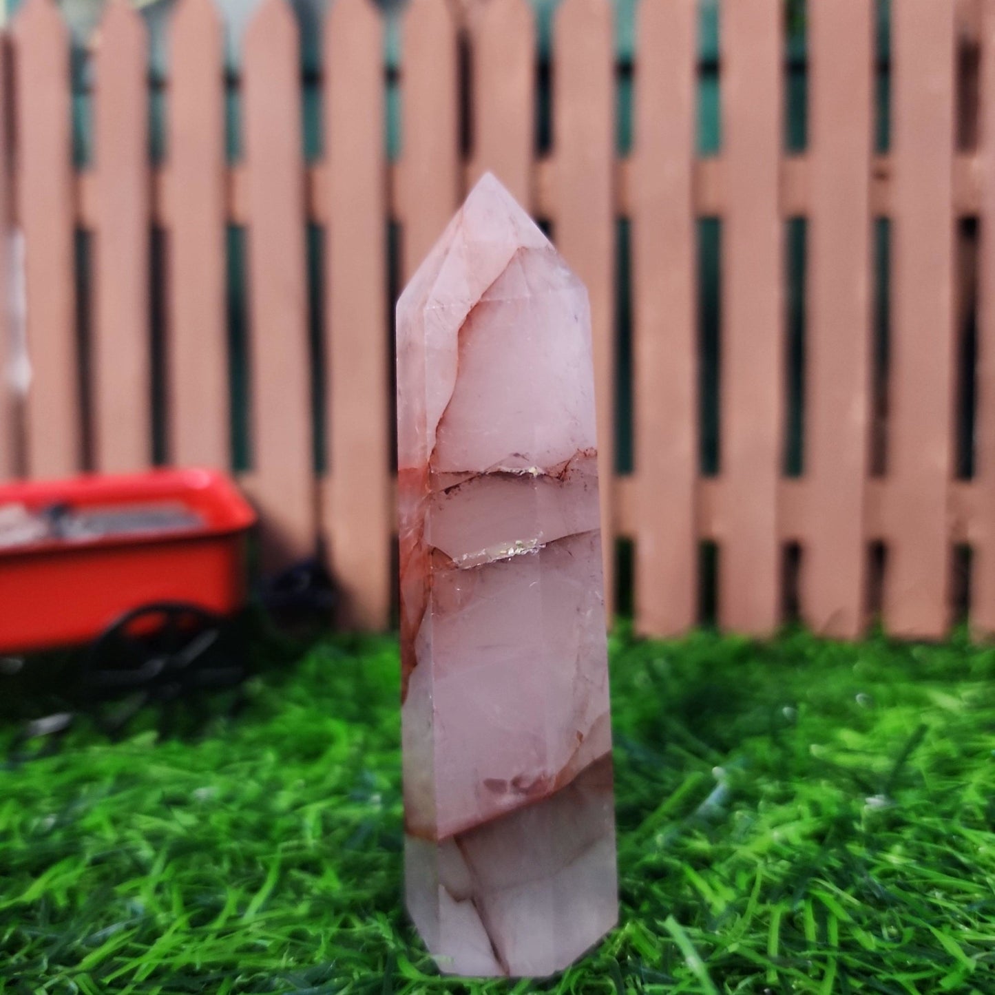 Fire Quartz Tower - MagicBox Crystals