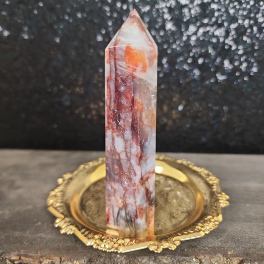 Fire Quartz Tower - MagicBox Crystals