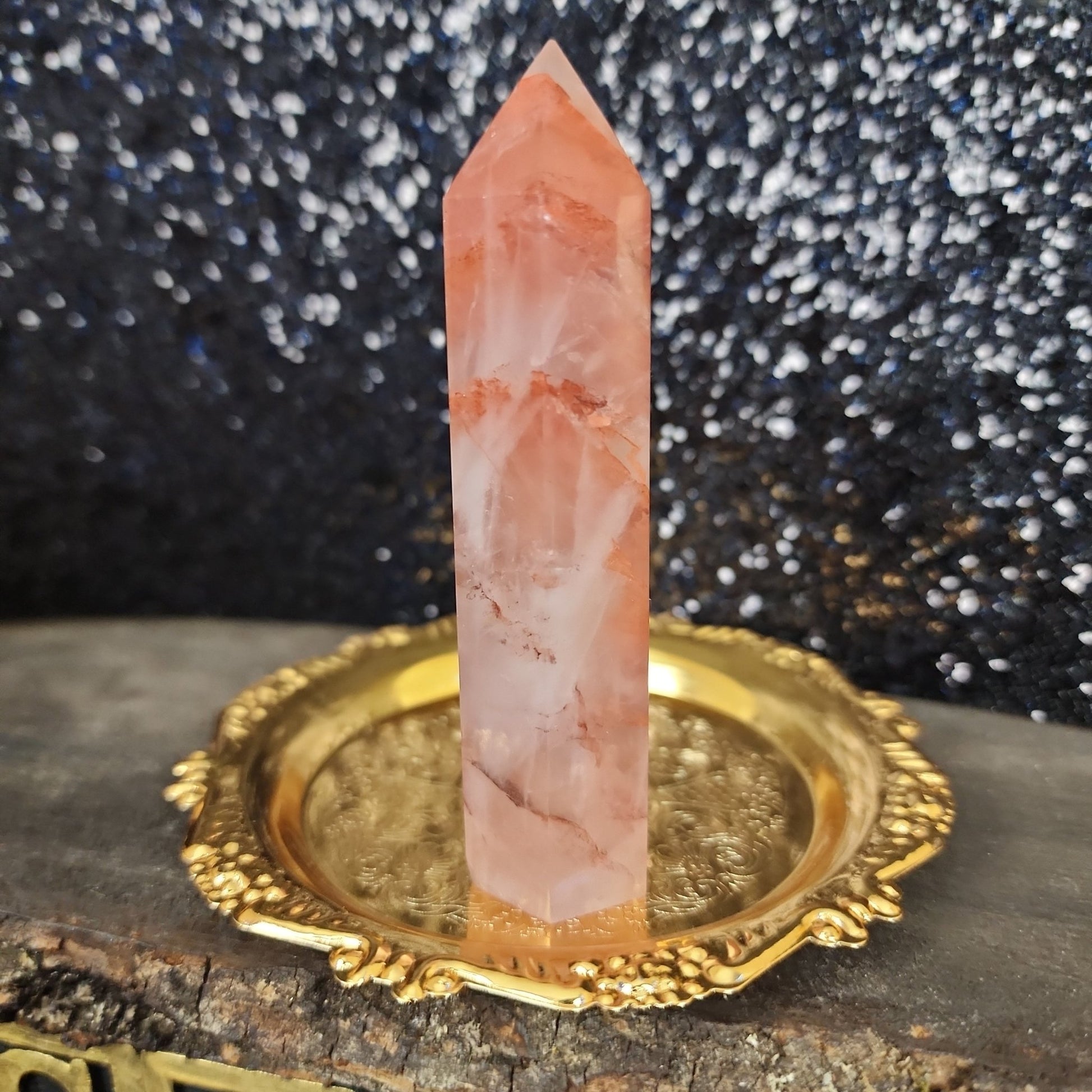 Fire Quartz Tower - MagicBox Crystals