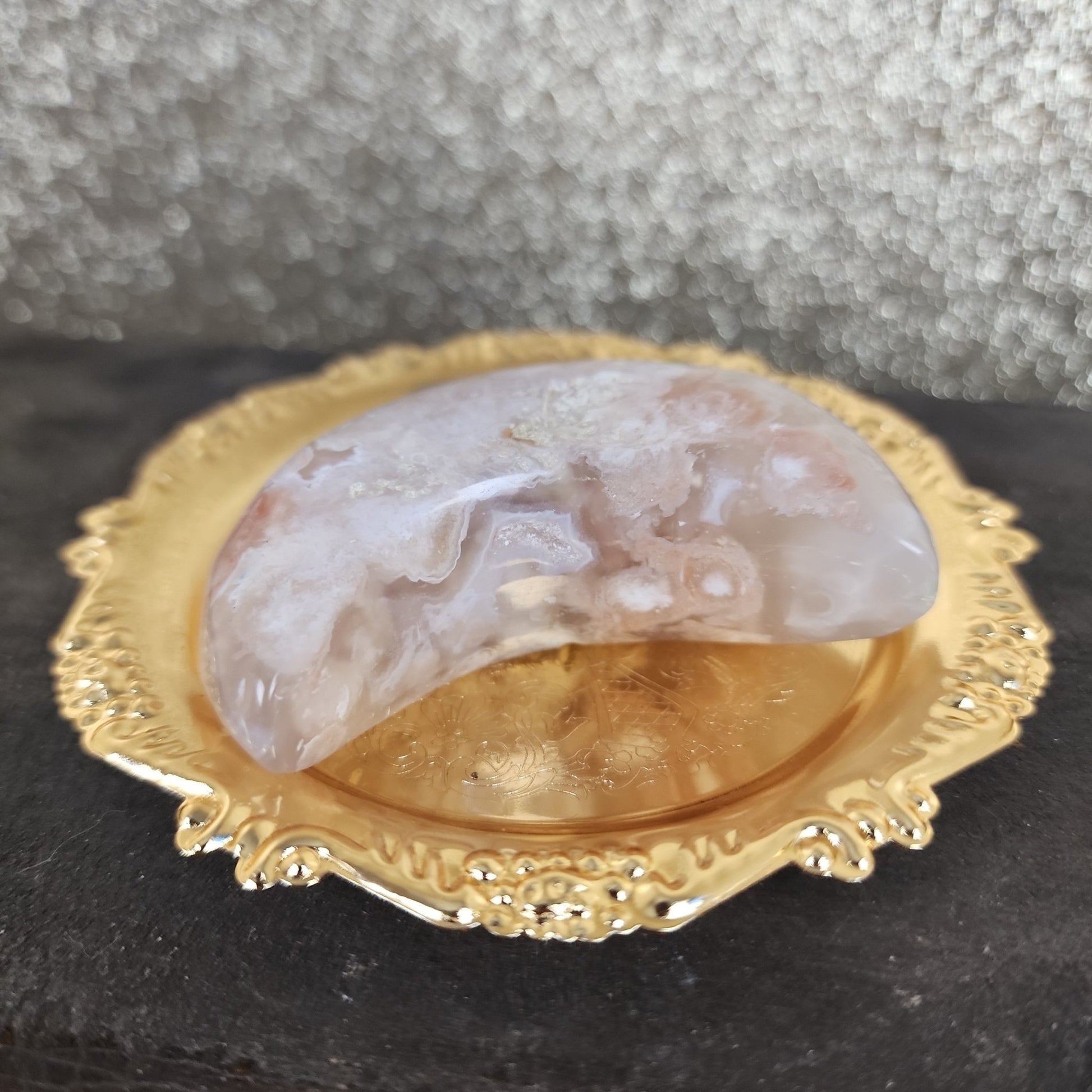 Flower Agate Moon - MagicBox Crystals