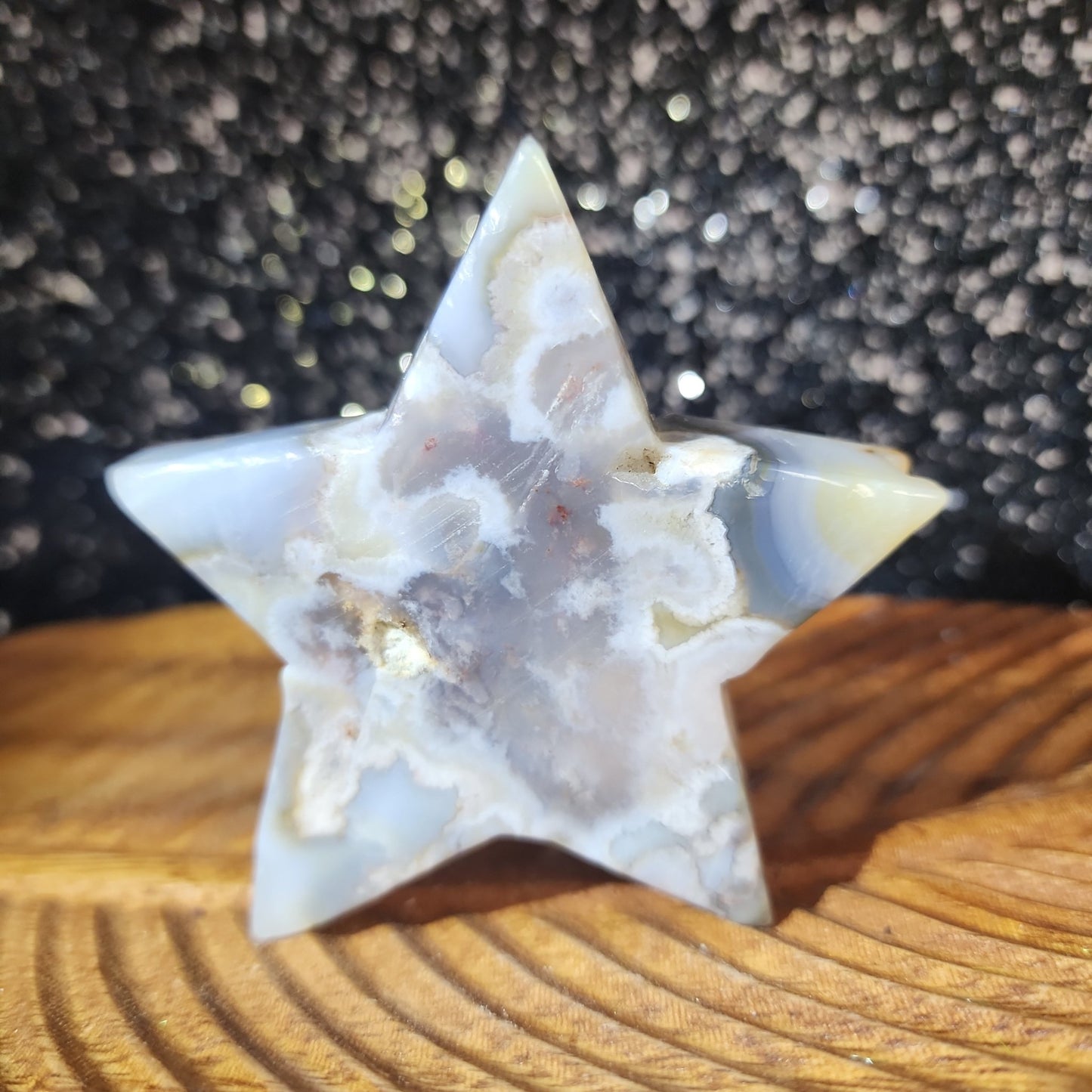 Flower Agate Star - MagicBox Crystals