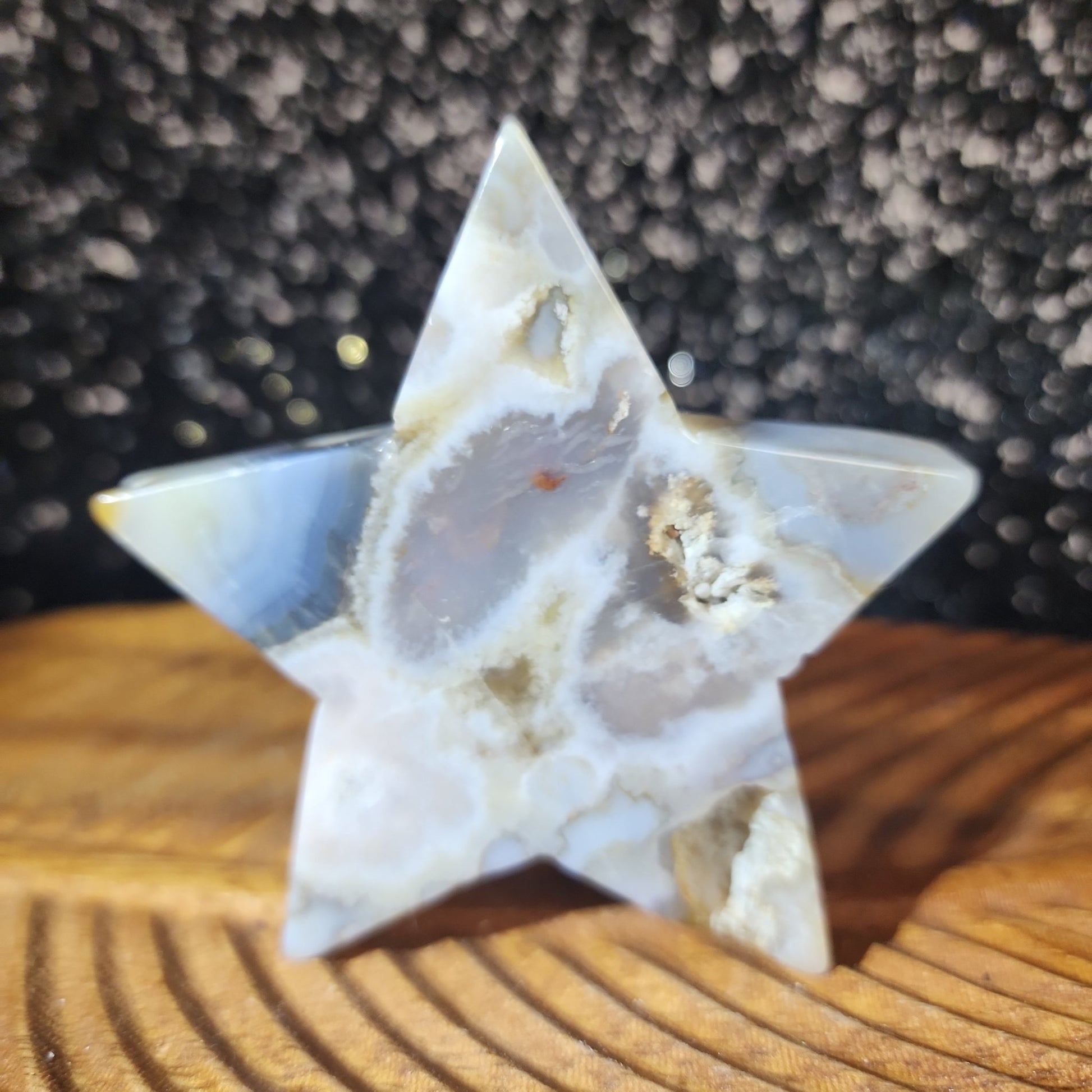 Flower Agate Star - MagicBox Crystals