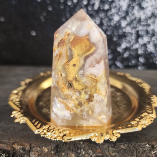 Flower Agate Tower - MagicBox Crystals