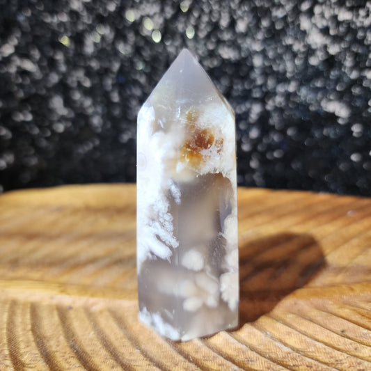 Flower Agate Tower - MagicBox Crystals