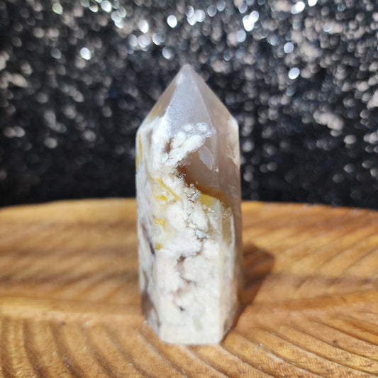 Flower Agate Tower - MagicBox Crystals