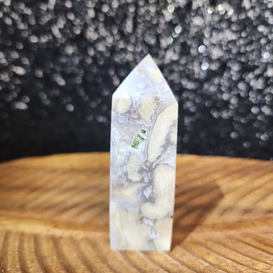 Flower Agate Tower - MagicBox Crystals