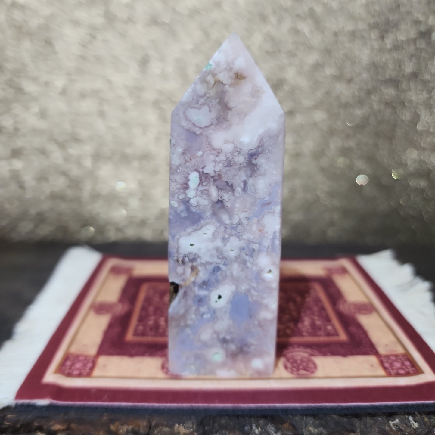 Flower Agate Tower - MagicBox Crystals