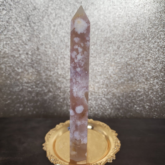 Flower Agate Tower - MagicBox Crystals