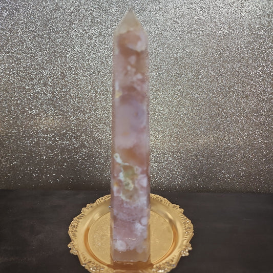 Flower Agate Tower - MagicBox Crystals