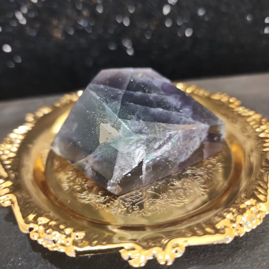 Fluorite with Pyrite Freeform