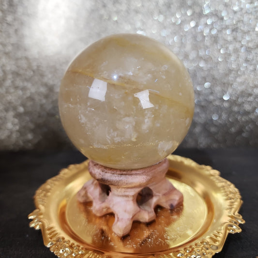 Golden Healer Sphere - MagicBox Crystals