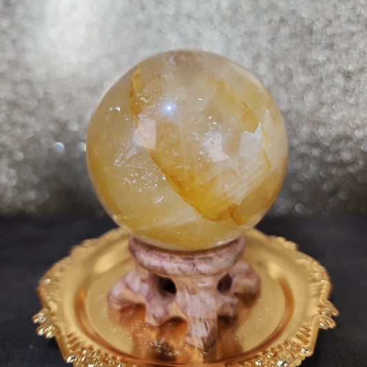 Golden Healer Sphere - MagicBox Crystals