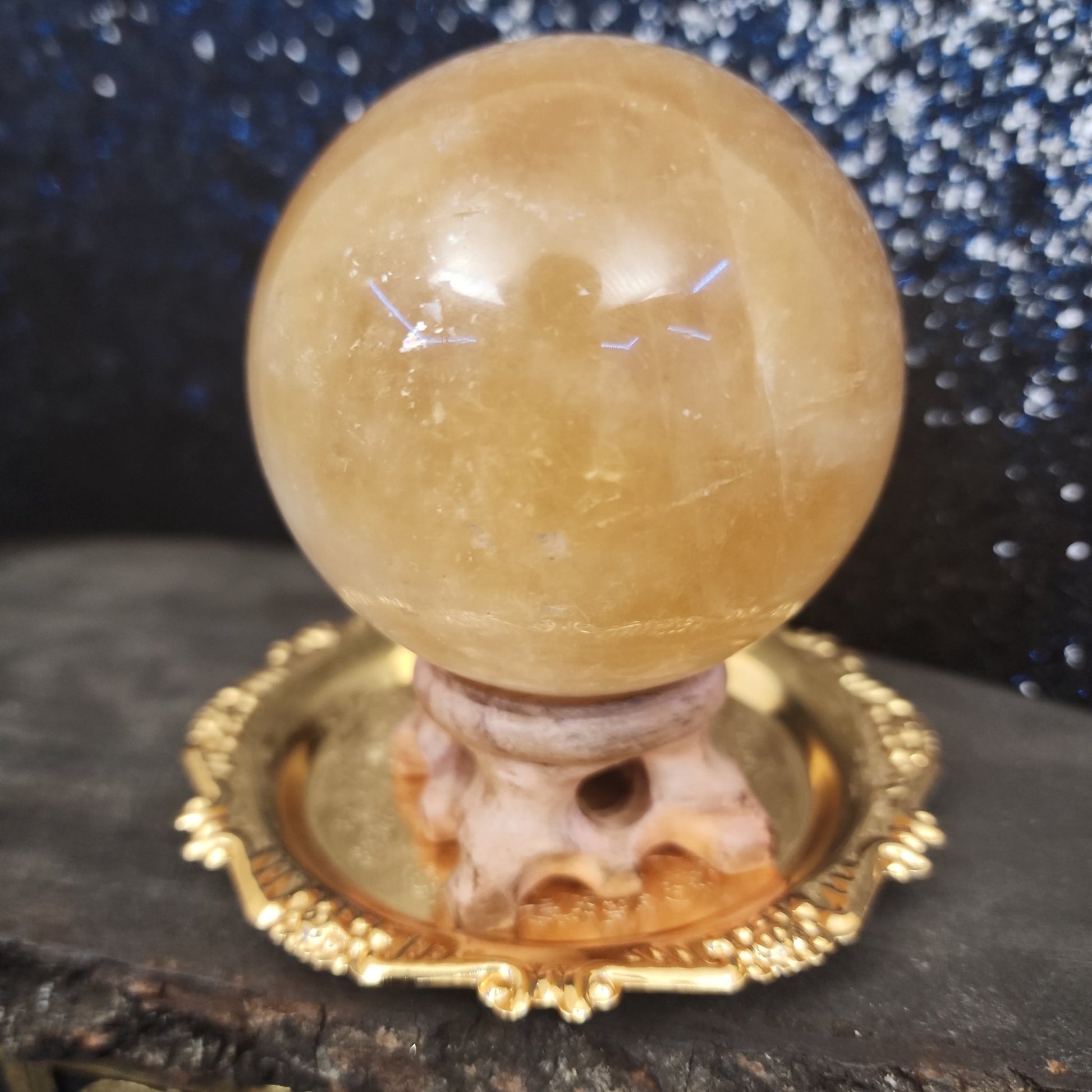 Golden Healer Sphere - MagicBox Crystals