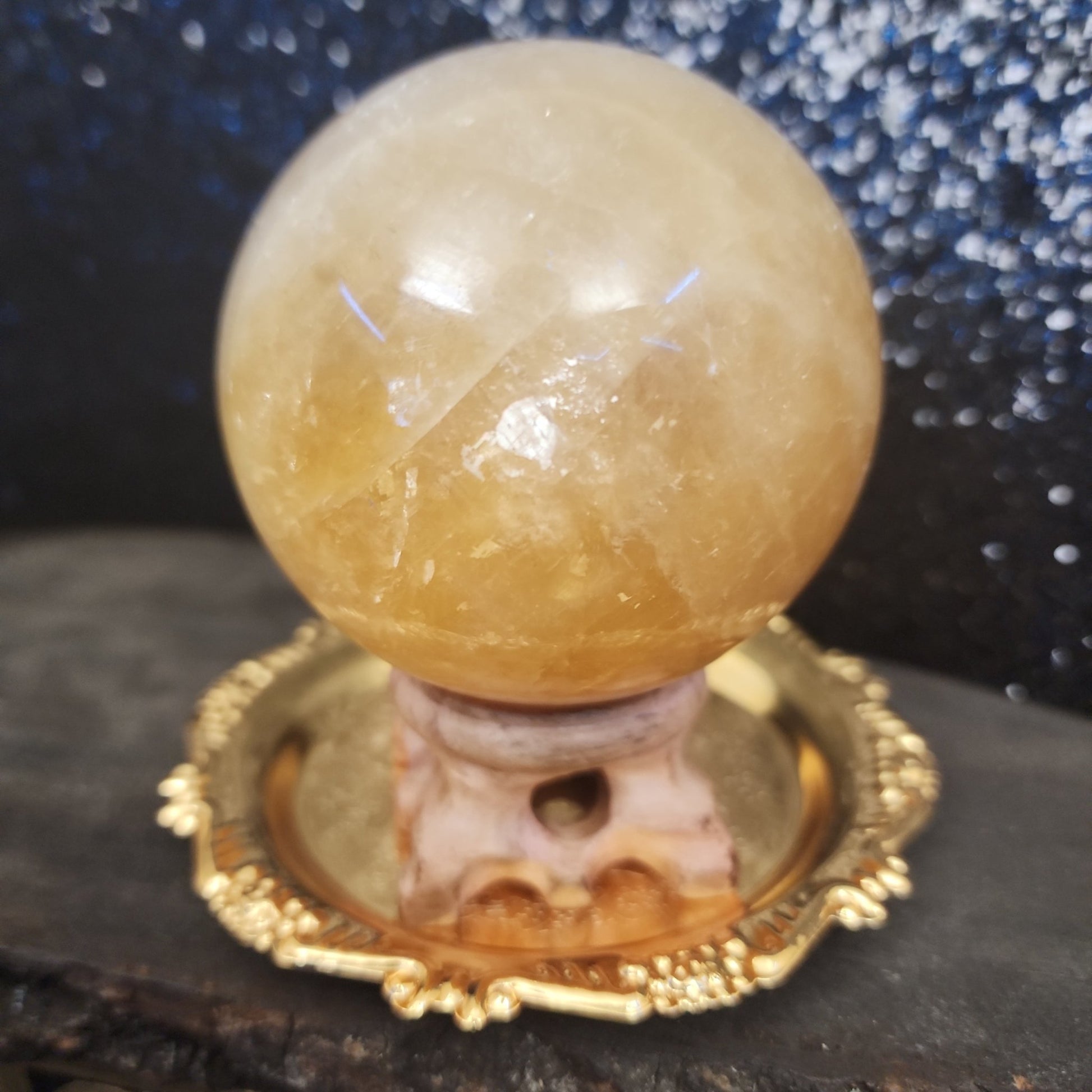 Golden Healer Sphere - MagicBox Crystals