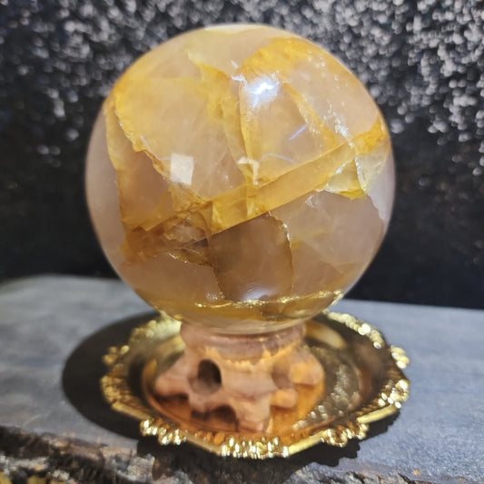 Golden Healer Sphere - MagicBox Crystals