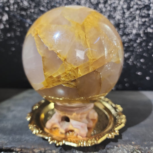 Golden Healer Sphere - MagicBox Crystals