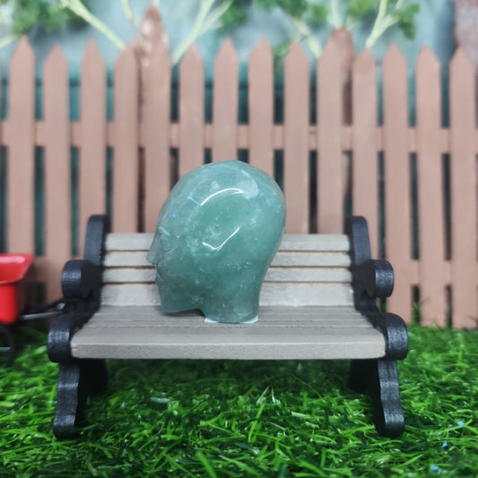 Green Aventurine Alien Head - MagicBox Crystals