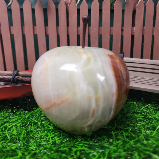Green Onyx Apple - MagicBox Crystals