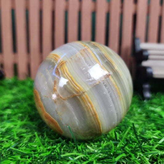 Green Onyx Sphere - MagicBox Crystals