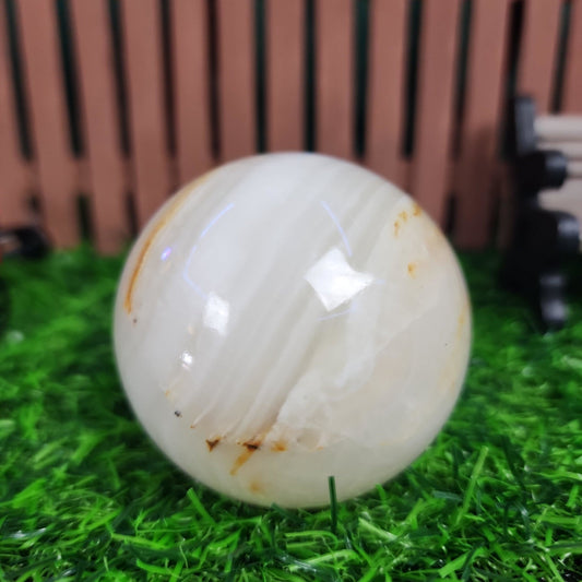 Green Onyx Sphere - MagicBox Crystals