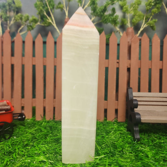 Green Onyx Tower - MagicBox Crystals