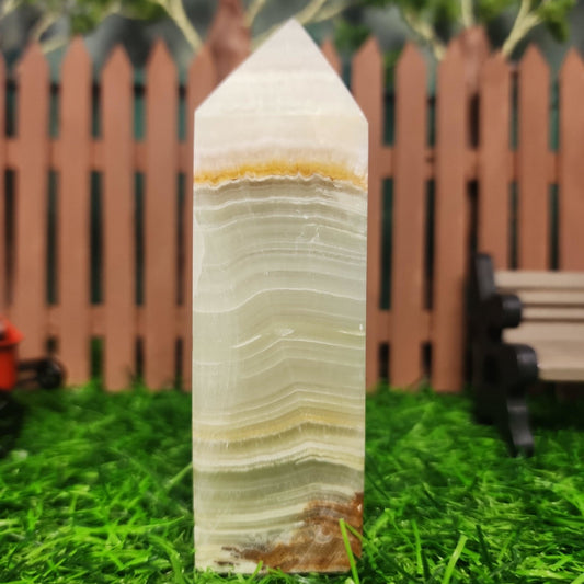 Green Onyx Tower - MagicBox Crystals