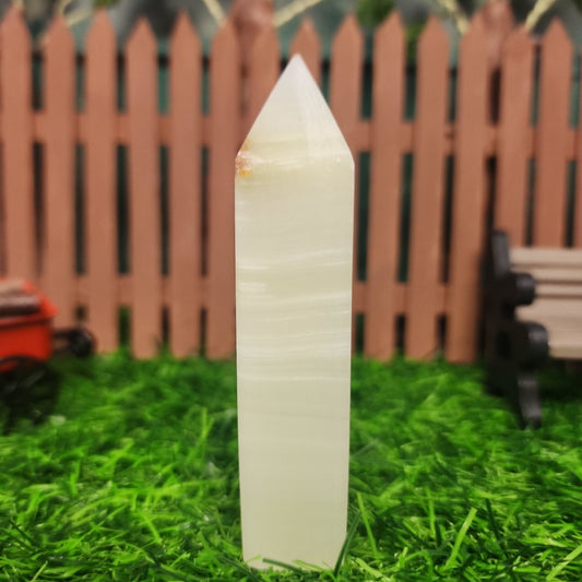 Green Onyx Tower - MagicBox Crystals