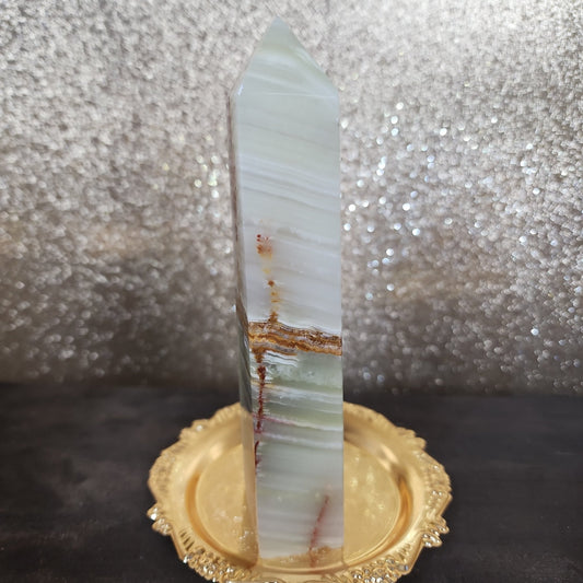 Green Onyx Tower - MagicBox Crystals