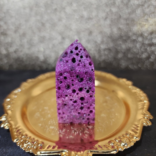 Honeycomb Ruby Tower - MagicBox Crystals