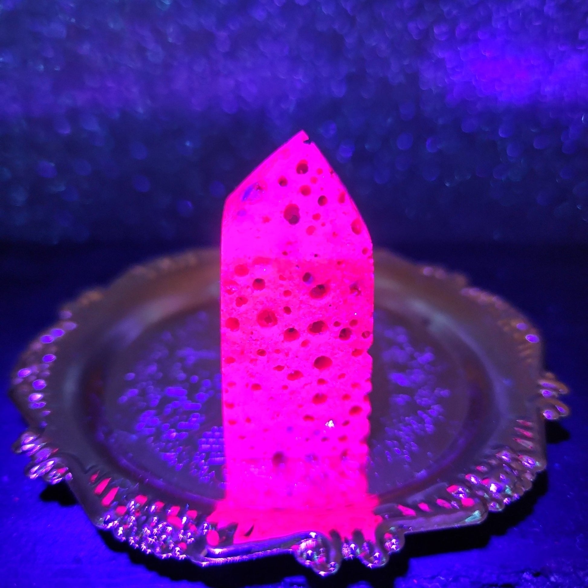 Honeycomb Ruby Tower - MagicBox Crystals