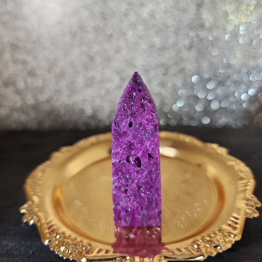 Honeycomb Ruby Tower - MagicBox Crystals