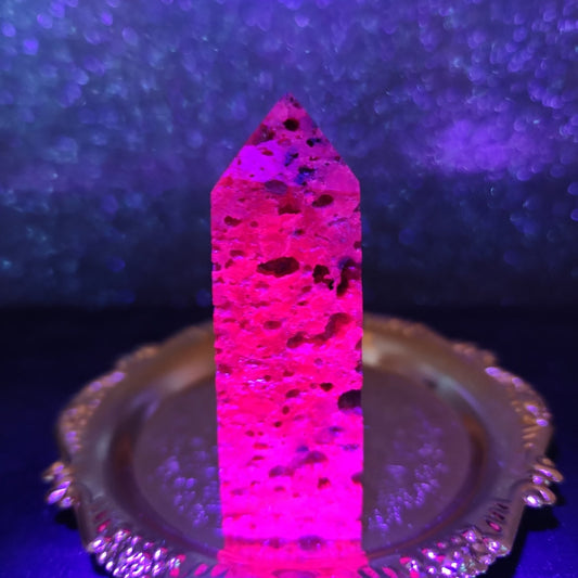 Honeycomb Ruby Tower - MagicBox Crystals