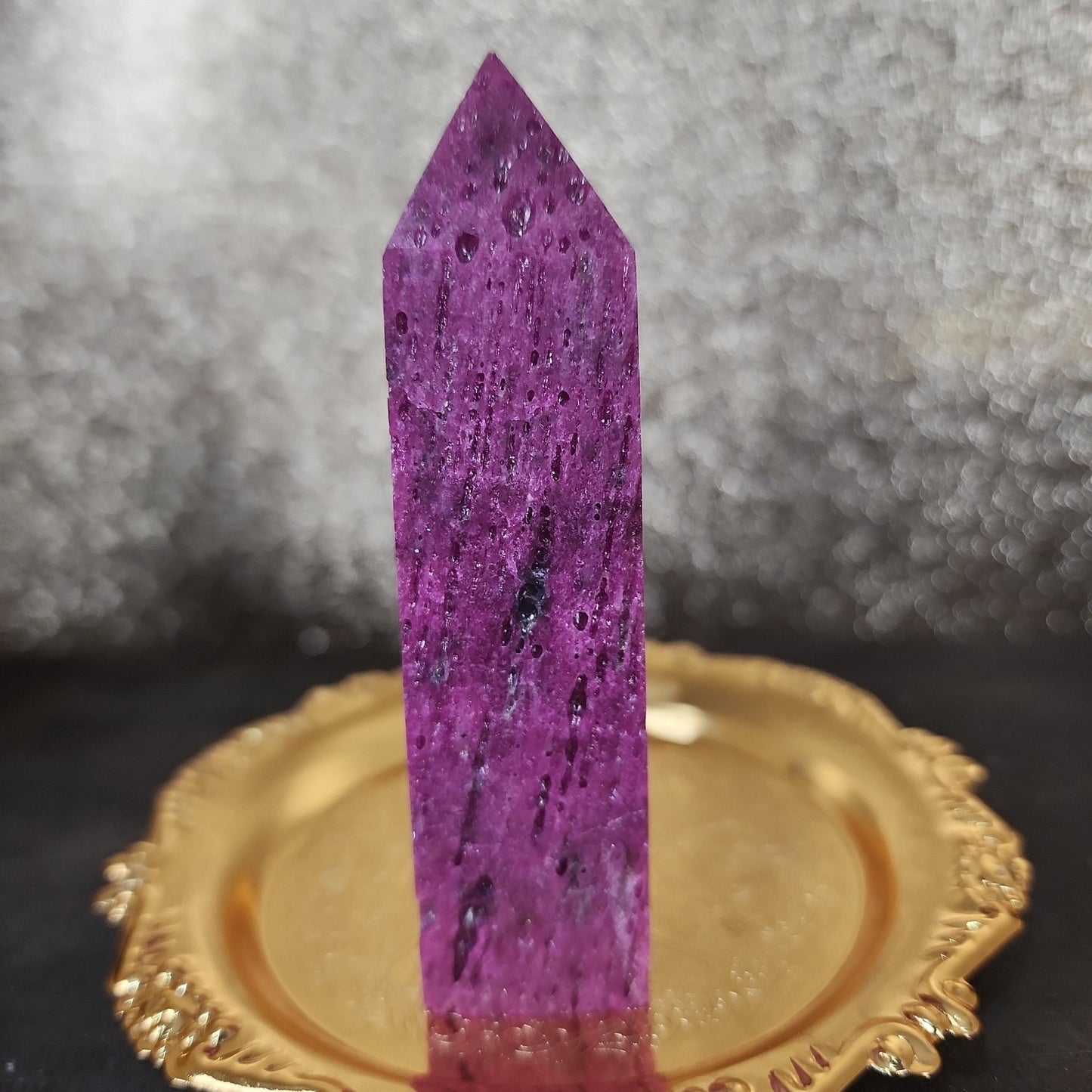 Honeycomb Ruby Tower - MagicBox Crystals